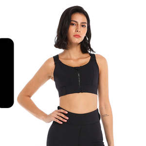 Soutien-gorge de sport personnalisé en tissu doux brossé sans couture, anti-humidité, très extensible, respirant, dos en U, pour le fitness, le yoga, la course et l'entraînement - Product Image 6