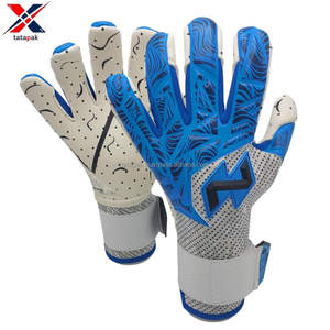 Gants de sport en cuir unisexe de haute qualité, gardiens de but, respirants, réglables, antidérapants, fermeture à boucle et crochet, protection des doigts - Product Image 6