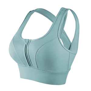 New Arrival Yoga Bra <b>Top</b> Women's Strappy Sports Bra Full Coverage Padded Full Size Cross Workout Yoga Bra <b>Tops</b> - Product Image 4