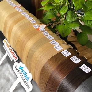 Cinta personalizable de extensiones de cabello Remy vietnamita virgen 100% en cutícula alineada cruda y de alta calidad - Product Image 4