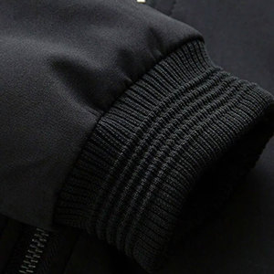 Blouson bomber chaud et léger, couche extérieure confortable pour un usage quotidien, blouson bomber en tissu doux, idéal pour la mode - Product Image 4
