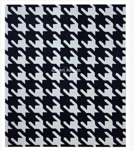 Tapis géométrique noir et blanc à poils longs, réversible, à rayures, noué à la main, brodé, rectangulaire, pour la maison et l'hôtel - Product Image 1