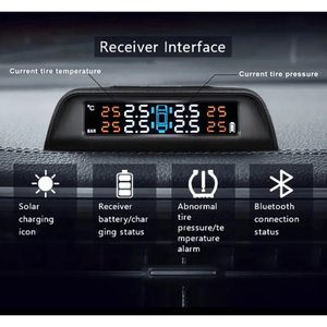 Sistema di monitoraggio della pressione dei pneumatici digitale PSC300 300mAh sensore integrato 4.0/5.0 Bluetooth rilevamento sei controllo della pressione dei pneumatici di sicurezza - Product Image 3