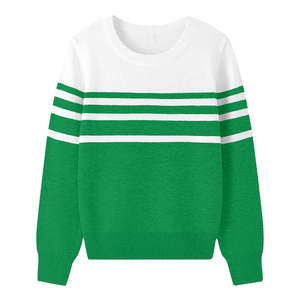 Pulls tricotés unisexes de qualité supérieure 2026, hautement personnalisables, anti-plis, 100 % coton, col rond, manches longues, chauds, vente en gros - Product Image 2