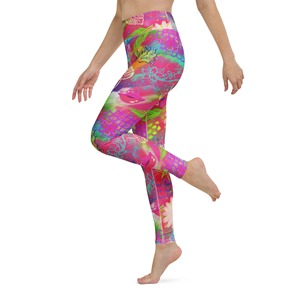 Leggings sans couture tie-dye personnalisés pour femmes, taille haute, effet push-up, extensibles, pour le sport et le yoga - Product Image 2