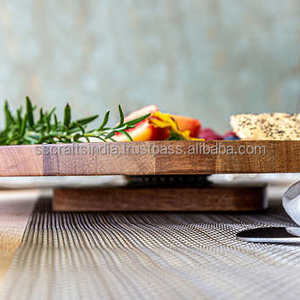 Acacia <b>Wood</b> Lazy Susan Spinning <b>Spice</b> <b>Rack</b> Rotating Cheese Serving Plate for Kitchen Turntable Dinning Table Wholesale Price - Product Image 2