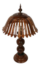 Lámpara de madera, diseño moderno, lámpara de madera maciza, lámpara de mesa de la mejor calidad para dormitorio, sala de estar, oficina, luz decorativa - Product Image 5