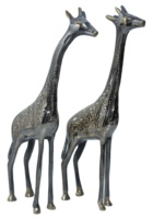 Décoration de table en forme de renne faite à la main, cadeau, produits en métal antique, statue, ornement, décoration de bureau à domicile, figurine de singe en laiton