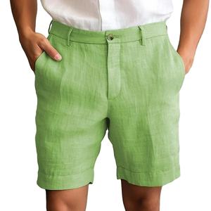 Pantalones Cortos de Algodón para Hombre, Color Marrón, de Secado Rápido, Estilo Cargo, para Playa y Natación, Corte Holgado, Ligeros, Informales, Nueva Colección 2026 - Product Image 1