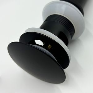 Rubinetto di scarico moderno in acciaio inossidabile 304 per lavabo da bagno con troppopieno, tappo a scomparsa per lavabo da appoggio - Product Image 4