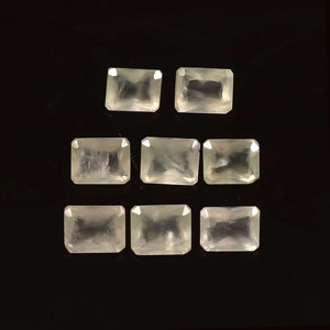 Lot en gros de cabochons ovales en quartz naturel transparent de 5x7 mm, à dos plat, calibrés, pierres précieuses en vrac pour la fabrication de bijoux - Product Image 4