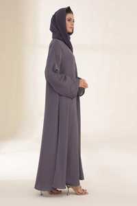 Moda Musulmana Modesta: Nueva Abaya Larga con Encaje para Verano, Otoño y Primavera, Hecha de Poliéster - Product Image 2