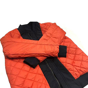 Premium High Quality New Bomber Jacket Men Women <b>Covered</b> <b>Button</b> Stand Front Eco-Friendly Quick Dry Breathable Winter Jacket - Product Image 6