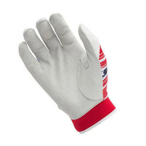 Most Popular Baseball Softball Batting Gloves Premium Quality 3D Printed Custom Leather Breathable <b>Hook</b> Loop Closure Gears - Product Image 3