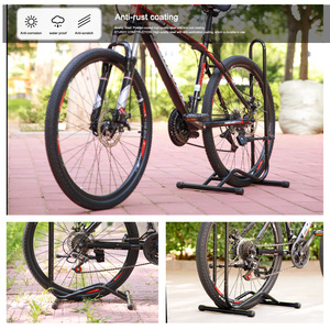 Support de parking 3 en 1 pour vélo, pour <span class=keywords><strong>VTT</strong></span> et vélo de route, intérieur, extérieur, garage - Product Image 6