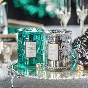 Faveurs de mariage personnalisées, parfum de luxe, bougie parfumée en cire de soja personnalisée dans un bocal en verre, qualité d'exportation pour la veille de Noël - Product Image 2