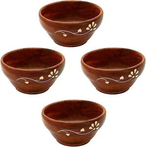 Juego de Tazones de Madera Maciza Premium, Hechos a Mano, para Ensaladas, Sopas, Frutas, para Uso en Cocina, Comedor y Restaurantes - Product Image 1