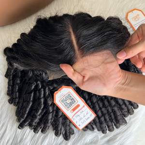 Perruque ondulée Funmi de haute qualité à prix abordable, nouvelle arrivée, pour femmes, extensions de cheveux vietnamiens bruts non traités, plusieurs longueurs, pur. - Product Image 1