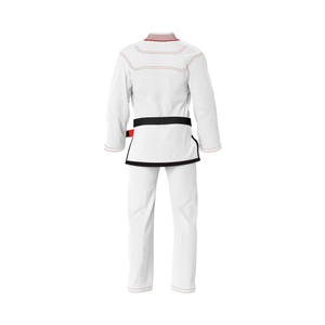 Tenue d'entraînement de combat Taekwondo Karaté en coton 100% sur mesure Dynamo Gears, respirante, avec taille haute personnalisée à l'avant - Product Image 4