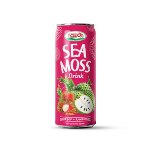 Bebida Saludable de Puré de Rambutan y Sea Moss, Bebida Funcional Lista para Beber, 24 Botellas/Caja, Esterilizada, a Granel - Product Image 5