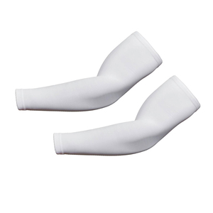 Manchon de compression unisexe noir anti-UV pour cyclisme, en polyester, taille adulte, avec logo personnalisé, prix abordable - Product Image 1
