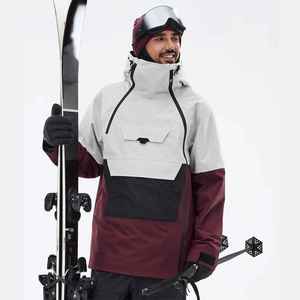 Chaqueta de Montaña con Capucha para Hombre, Personalizada, Abrigo Cálido para Deportes al Aire Libre, Chaqueta de Esquí, Ropa de Nieve, Impermeable, Transpirable y Resistente al Viento - Product Image 5