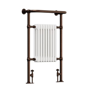 Porte-serviettes mural moderne en acier inoxydable à double rail pour salle de bain - Product Image 4