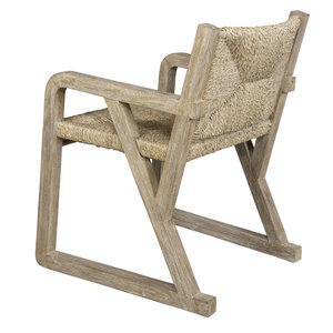 Chaise de salle à manger Chatham Coastal Bohemian Seagrass Sièges tissés avec une touche chic - Product Image 4