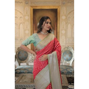 ANARKALI PAITHANIPUR PREMIUM DISEÑADOR SAREE - Product Image 5