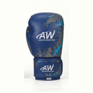 Askar Wear Ind Boxing <b>Gloves</b> <b>12</b> <b>Oz</b> PU Leather Training <b>Gloves</b> With Velcro Closure For Sparring And Training Adults - Product Image 2