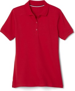 Polo de Manga Corta para Mujer, Diseño 2026, Color Verde Oscuro, Largo Regular, Color Sólido, Algodón Piqué, Estilo Casual, OEM ODM - Product Image 3