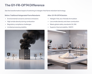 GY-FR-OP74 สารหน่วงไฟแบบไม่มีฮาโลเจนสำหรับไนลอน - Product Image 2