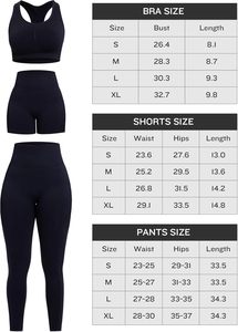 Ensemble de yoga 2 pièces tendance été, marque privée, dentelle, impression logo personnalisée, sans couture, Spandex/Nylon, séchage rapide, short – Vente chaude - Product Image 6