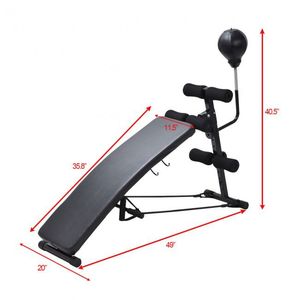 Banc de musculation réglable pour la maison avec inclinaison et design incurvé pour l'entraînement et les exercices - Product Image 4