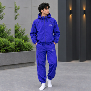 <b>Men</b> Utility Windbreaker Suit Functional Jacket and Matching <b>Pants</b> Custom Production for Outdoor Apparel Brands - Product Image 2
