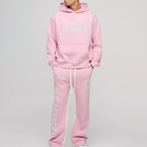 ชุดฮู้ดดี้และกางเกงจ็อกกิ้งผู้ชายไซส์ใหญ่ ระบายอากาศได้ดี เป็นมิตรกับสิ่งแวดล้อม กันลม ผลิตจากผ้าฝ้าย ทรงเข้ารูป พร้อมชุดจ็อกกิ้งไซส์ใหญ่พิเศษ สกรีนโลโก้ได้ตามต้องการ - Product Image 6