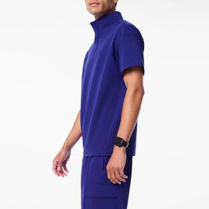 Fabricant OEM, vente en gros, logo personnalisé, ensemble d'uniformes médicaux pour hommes, bleu, infirmier, personnel de santé, vêtements de travail - Product Image 2