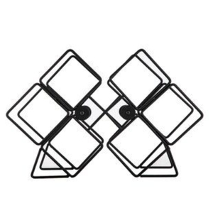 Iron Bottle <b>Wine</b> Holder Freestanding Display Black Metal Arched <b>Wine</b> <b>Rack</b> Organizer For Kitchen Bar Indoor & Outdoor Use - Product Image 3