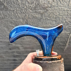 Bâton de marche en bois fait main pour la randonnée et le trekking par AYAANS CREATIONS - Product Image 4