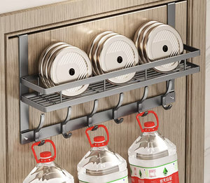 Heavy Duty Over Door Hooks Door Hanger Rack for Clothes Towels Bags Coats <b>Hats</b> Home Storage Organizer - Product Image 2