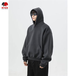 Ryan Pro Gear เสื้อฮู้ดผ้าฝ้าย Custom100 % ใส่สบายระบายอากาศได้ดีสำหรับผู้ชายพิมพ์โลโก้ออกแบบได้ตามต้องการ - Product Image 6