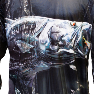 เสื้อโปโลตกปลาแบบยูนิเซ็กซ์  เสื้อกันน้ำสั่งทำพิเศษสำหรับมืออาชีพ ขายส่ง UPF50 แห้งเร็ว ระบายอากาศได้ดี แขนยาว - Product Image 3