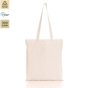 Custom Recycled Cotton Canvas <b>Tote</b> Bag 225 GSM Gusseted Promotional Shopping Bag 43x39x15cm Screen Printed Logo Wholesale OEM - Product Image 2