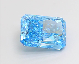 Diamante Cultivado en Laboratorio con Certificación IGI, Corte Radiante de 3.02 CT, Color Azul Intenso Fantasía, Claridad VS1, CVD 687503122, ROYAL GEMS para Joyería - Product Image 2