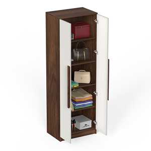 ตู้เสื้อผ้าไม้เอ็นจิเนียร์ด์ 2 บาน ยี่ห้อ Maltein พร้อมชั้นวางของสำหรับจัดเก็บเสื้อผ้า เหมาะสำหรับใช้ในห้องนอนที่บ้าน - Product Image 5