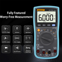 ZOYI ZT-17B+ Multimeter Digital LCD 4-Digit Presisi Tinggi dengan Pengukuran Kapasitansi, Penguji Multi-Jangkauan & Multi-Fungsi