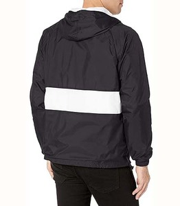 Custom Lightweight Polyester Hooded Windbreaker <b>Jacket</b> <b>for</b> <b>Men</b> <b>Summer</b> Sport Plus Size Zipper Customizable Waterproof Design - Product Image 4