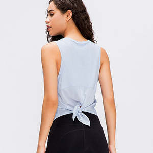 Nouveau design 2026 – Débardeur côtelé respirant de haute qualité pour femme – Idéal pour le fitness, le yoga et la gym – Modèle OEM - Product Image 2