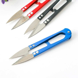 Spring Scissor 10PCS Color U-Shaped Thread Cutting Head Yarn Cutting <b>Cross</b> Stitch Spring Scissors U Shaped Scissor <b>Top</b> Quality - Product Image 6