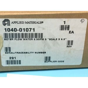 AMAT 1040-01071 Débitmètre d'eau 3,5 GPM 3 " SCALE X - Équipements et pièces semi-conducteurs de renommée mondiale - Product Image 5